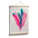 Póster Kubistika - Ramo de plumas