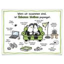 Plakat - Sheepworld - Zuhause bleiben pupsegal