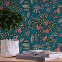 Architects Paper Floral Impression - Papier peint intissé fleuris, bleu