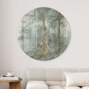 Glasschilderijen Enchanted Forest - Ms Tiff - Rond