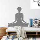Wallsticker -  Yoga - Meditationsstilling 02