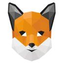Wallsticker - Polygon - Rævehoved