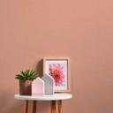 Papel pintado no tejido con textura de tela horizontal Rosa