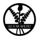 Decoración acrílica flores en círculo - Bloom Wildly