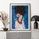 Póster Mujer bajo el cielo estrellado - Hülya