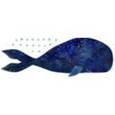 Sticker mural Blanz – Baleine