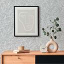Papel pintado de muestra - Acuarela - Papel pintado no tejido en blanco grisáceo - Papel pintado diseño elegante