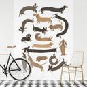 Fototapet Legende gravhunde - Illustration af hund - Melin