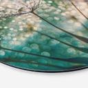 Tableau sur alu-Dibond Delgado - Pissenlit scintillant - Rond