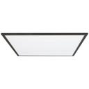 LED Deckenleuchte Constantin, schwarz, 59,5 x 59,5 cm, LED Panel, Warmweiß