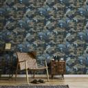 Non-woven tapet GOLDEN GROVE Elle Decoration 4, blå