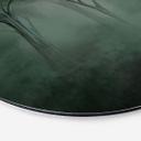 Wanddecoratie Bosmagie in de ochtendnevel groen - Ms Tiff - Alu-Dibond Rond