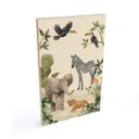 Cuadro de madera Goed Blauw - Jungle babies