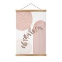 Tekstil plakat Moss - Boho Pink