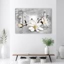 Canvasbillede, Blomster i en tunnel 3D kugler