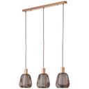 Pendelleuchte Thore, kupfer, 120 x 85 cm, Metall 3-flammig