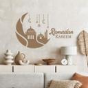 Sticker mural Ramadan Kareem - silhouette de lune