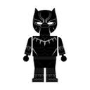 Sticker mural Gomes - Black Panther