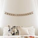Wallsticker -  Vimpelkæde Just Married