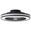 Deckenventilator mit LED-Licht Malea, schwarz, Deckenleuchte