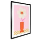 Póster NKTN - Flor retro: Hazlo porque te hace feliz