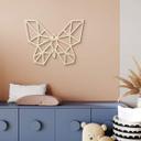Arte en madera de álamo - Mariposa de origami