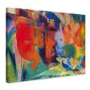 Franz Marc - abstrakte former II - Lærredsprint