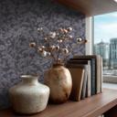 Ikke-vævet tapet Lin Zen Branches blågrå med grene asiatisk - træer skov tapet grene gang kontor