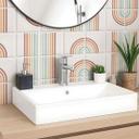 Azulejos Adhesivos Azulejos adhesivos arco iris boho - lote de 12