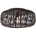 Deckenleuchte Willi, braun, 23,5 x 51 cm, Bambus Lampe