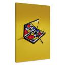 Cuadro en lienzo Paleta de maquillaje al estilo de Piet Mondrian - Pozdniakov