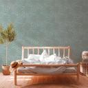 Papel pintado con hojas color menta - Papel pintado tejido-no tejido jungla con hoja de palmera