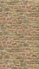 tapet stenvæg orange rød - non-woven tapet industrielle Livingwalls - mat og glat
