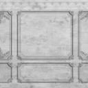 Papel pintado mural de arquitectura WallPaneling1 en gris - Papel pintado tejido-no tejido Designwalls 2 - 2,55 x 3,5 m