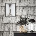 Tekstureret tapet Natural Opulence sort, hvid