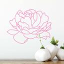 Muursticker Peony Blossom 02