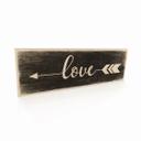 Houten Bordje - Love