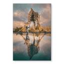 Fototapet Refleksion af en giraf i naturen - Amtmann – print på aluminium (Alu-Dibond)