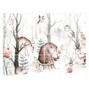 Azulejos Adhesivos Kvilis - Amigos animales en el bosque - set de 12