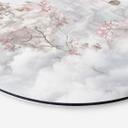 Wanddecoratie sprookjeswereld met kasteel en eenhoorn - Ms Tiff - Alu-Dibond - Rond