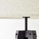 Stehleuchte Jack, braun, 148 x 50,5 cm, Textil Dreibein