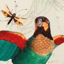 Papel pintado Selva exótica con loros - UN Designs