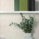 Papier peint non tissé floral - structure lin en gris & ton naturel