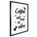 Póster El café nos mantendrá vivos