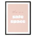 Plakat This is a safe space