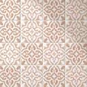 Azulejos Adhesivos Muestra marroquí - Floresca colores tierra - lote de 12