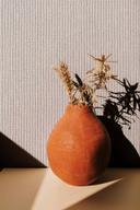 Grafisk tapet, non-woven tapet Flora grå, beige