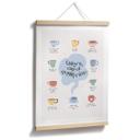 Póster Disfrute de una taza de Positivi-Tea - KsanaKalpa