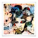 Póster Zamart - Homenaje a Miró - La Llamada - Cuadrado