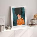 Plakat Mystisk kvinde med rose - Hülya